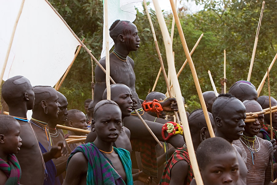 114   One of the winners of the donga stick fighting